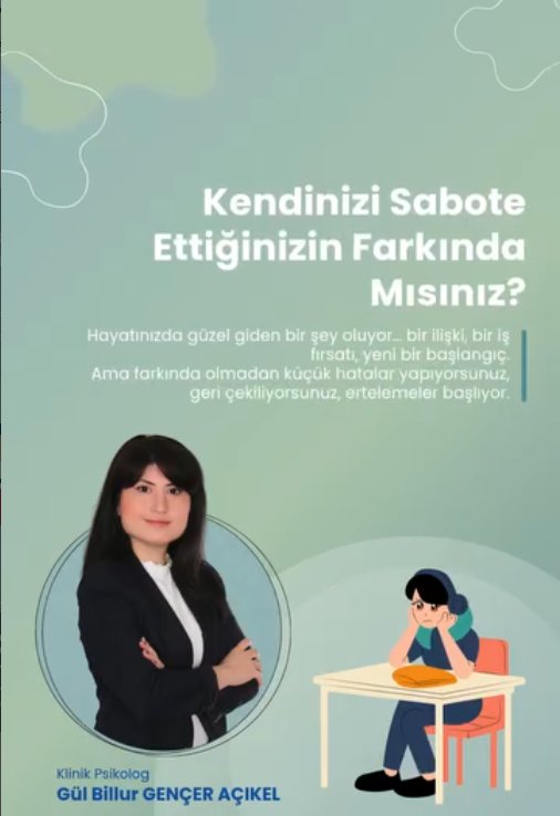 Kendinizi Sabote Ettiğinizin Farkında Mısınız?