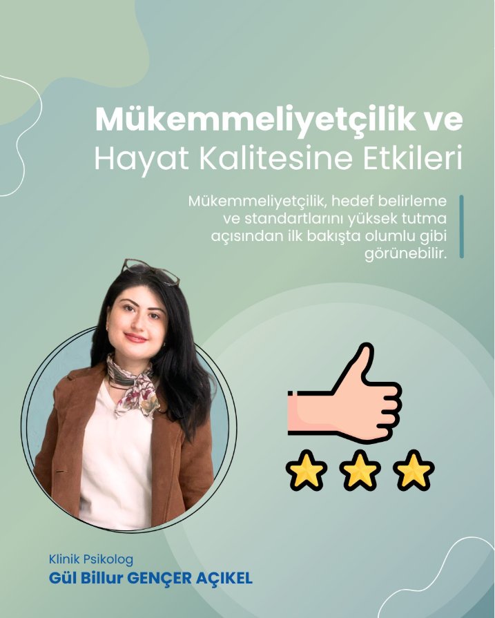 Mükemmeliyetçilik ve Hayat Kalitesine Etkileri